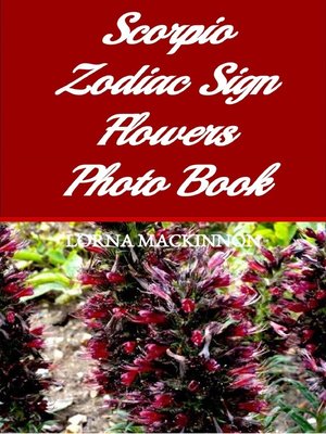 cover image of Scorpio Zodiac Sign Flowers Photo Book